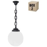 Fumagalli SICHEM/G250 crna viseća lampa IP55 1xE27 G25.120.000.E27 | Eponuda.com