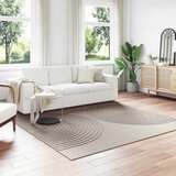  Tepisi za područja Četvrtasti GALATI Bež 240 x 240 cm Poliester | shoptok.hr