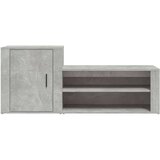Ormarić za cipele boja betona 130x35x54 cm konstruirano drvo | shoptok.hr