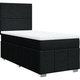 Maison Chic Box spring postelja - Vzmetna postelja z vzmetnico črna 90x200 cm blago SL10348, (21882604) | Shoptok.si