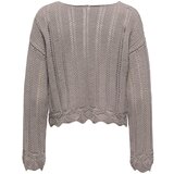 Only Puloverji ONLELBA LIFE LS V-NECK CC KNT 15339529 | Shoptok.si
