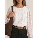 Sinsay Bluza s cvjetnim motivom i puf rukavima Slike