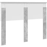  Vzglavje z vzglavjem Betonsko siva 135 cm Konstruiran les, (5000110249) | Shoptok.si