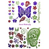 Mehano tattoo set glitza art - sweet butterflyds | Shoptok.si