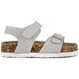 Colors of California Sandali & Odprti čevlji Bio sandal microglitter Srebrna | Shoptok.si