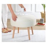 Atelier Del Sofa Romley - Cream Cream Pouffe | Eponuda.ba