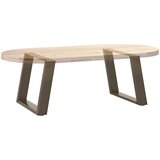  Noge za klub stolić U-oblik 2 kom Prirodni čelik 70 x (42-43) cm Čelik | shoptok.hr
