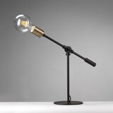  ONLI - Stona lampa ASTE 1xE27/15W/230V 45 cm crna/zlatna | Eponuda.com