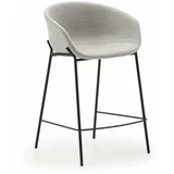 Kave Home Svetlo sivi barski stoli v kompletu 2 ks (višina sedeža 65 cm) Yvette –