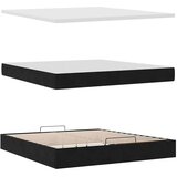 vidaXL Otomanski okvir kreveta s madracima crni 180x200cm baršunasti | shoptok.hr