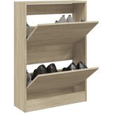  The Living Store Omarica za čevlje sonoma hrast 60x21x87,5 cm inženirski les - Omarica Za Čevlje, (21442326) Cene