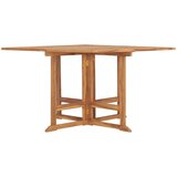  Sklopivi vrtni blagovaonski stol 110 x 110 x 75 cm od tikovine | shoptok.hr