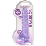 REALROCK Realistic Dildo with Balls 9" 22 cm Purple | shoptok.hr