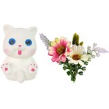  Lutka za igru Emily sa bijelom mačkom i rozom haljinom - 30 cm | Shoptok.si