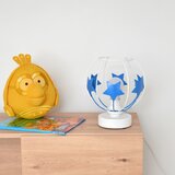  Dečija stolna lampa STARS 1xE27/15W/230V plava/bela | Eponuda.com