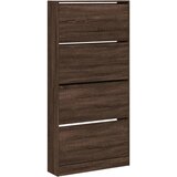 The Living Store Omarica za čevlje s 4 predali rjavi hrast 80x21x163,5 cm - Omara Za Čevlje, (21442349) | Shoptok.si