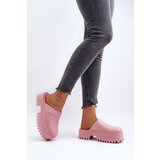 Big Star Women's slippers with massive soles Pink Cijene