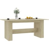  Blagovaonski stol boja hrasta 180x90x76 cm konstruirano drvo | shoptok.hr