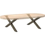  Noge za stolić X-oblika 2 kom prirodni čelik 70x(30-31)cm čelik | shoptok.hr