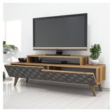 Hanah home tv polica city walnut chalcedony