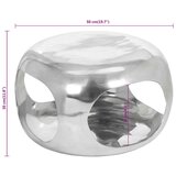  Stolić za kavu od aluminija 50 x 50 x 30 cm srebrni | shoptok.hr
