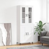 vidaXL Visoka komoda bijela 69 5x34x180 cm konstruirano drvo | shoptok.hr