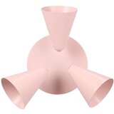 Candellux Lighting Svijetlo ružičasta stropna svjetiljka s metalnim sjenilom 34x34 cm Amor – | shoptok.hr