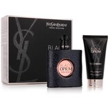 Yves Saint Laurent Black Opium darilni set parfumska voda 50 ml + losjon za telo 50 ml za ženske | Shoptok.si