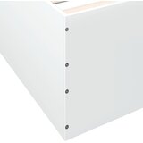  Okvir za krevet bijeli 150x200 cm konstruirano drvo | shoptok.hr