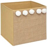 Atmosphera Košare, škatle in košarice Panier pompons couleur beige Bež Cene