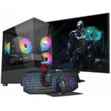Gaming računalniški komplet Samurai i124F RX76, Intel i5-12400F, RX 7600, 16GB RAM, 1TB SSD, 27" FHD + Oprema, W11P, (5000219627)