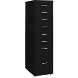 vidaXL mobilni ormarić za spise crni 28 x 41 x 109 cm metalni Cijene