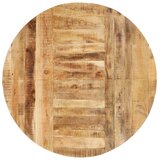  Blagovaonski stol okrugli 175 x 75 cm od grubog drva manga | shoptok.hr