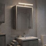  Kopalniška ogledalna omara Betonsko siva 43 x 16 x 62.5 cm, (5000233100) | Shoptok.si