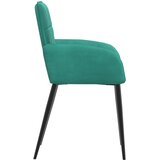  Trpezarijske stolice 4 pcs Baršun Tirkizna 57 x 50 x 85 cm | shoptok.hr