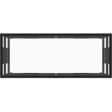TV ormarić crni s kaljenim staklom 100 x 40 x 40 cm | shoptok.hr