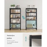 Songmics Regal 30 x 75 x 150 cm naravno rjavo,GLR030B11 | Shoptok.si