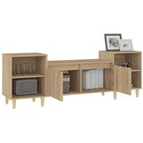 TV ormarić boja hrasta sonome 160x35x55 cm konstruirano drvo | shoptok.hr