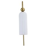  Zidna lampa PIEGA 1xE14/40W/230V mesing/bela | Eponuda.com