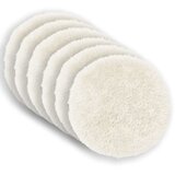  Presvlaka za jastuk 6 pcs HEERLEN Bijela Ø 30 cm PV flis | shoptok.hr