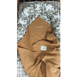 Malomi Kids Rjava otroška brisača s kapuco iz muslina 85x85 cm Muslin – | Shoptok.si