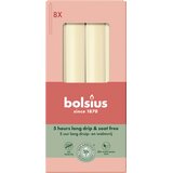 Bolsius Essentials paličaste sveče (8 kosov) - mehki biser | Shoptok.si