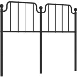  The Living Store Kovinsko posteljno vzglavje črno 120 cm - Vzglavje, (21442545) | Shoptok.si