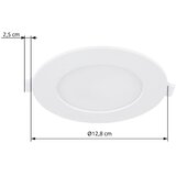 Globo 12383-6W - led ugradna svetiljka tibey LED/6W/230V 4000K prečnik 12,8 cm | Eponuda.com