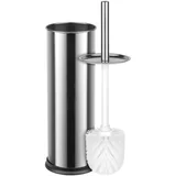 kupatilska četka za wc šolju samostojeća inox srebrna TSA0401