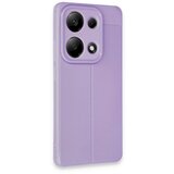  silikonska futrola imitacija koze NO4 za samsung A255 galaxy A25 lila | ePonuda.com