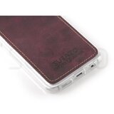 Surazo Onasi silikonski ovitek iPhone 8 - usnjen - bordo rdeča | Shoptok.si