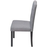  Jedilni stoli 4 kosi sivo blago, (20700970) | Shoptok.si