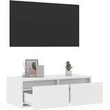 TV ormarić s LED svjetlima bijeli 75x35,5x25 cm | Eponuda.ba