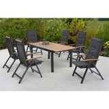 Gardenson VRTNA GARNITURA ITANOS aluminij barve grafita, naravne barve | Shoptok.si